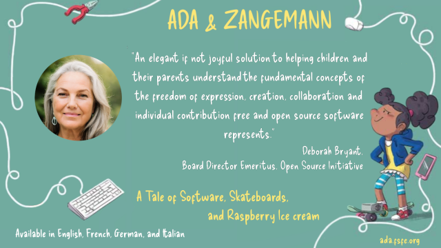 Ada & Zangemann template with the quote of Bryant and a picture of her